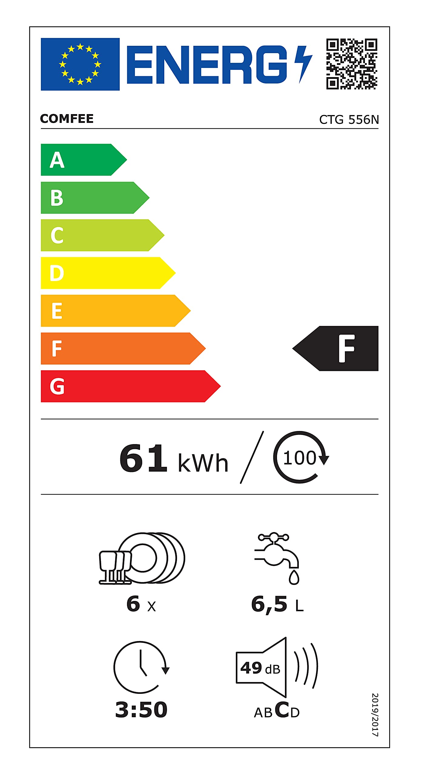 comfee-ctg-556n-tischgeschirrsp-ler-wei-6-ma-gedecke-6-programme-mit-startzeitvo image 8