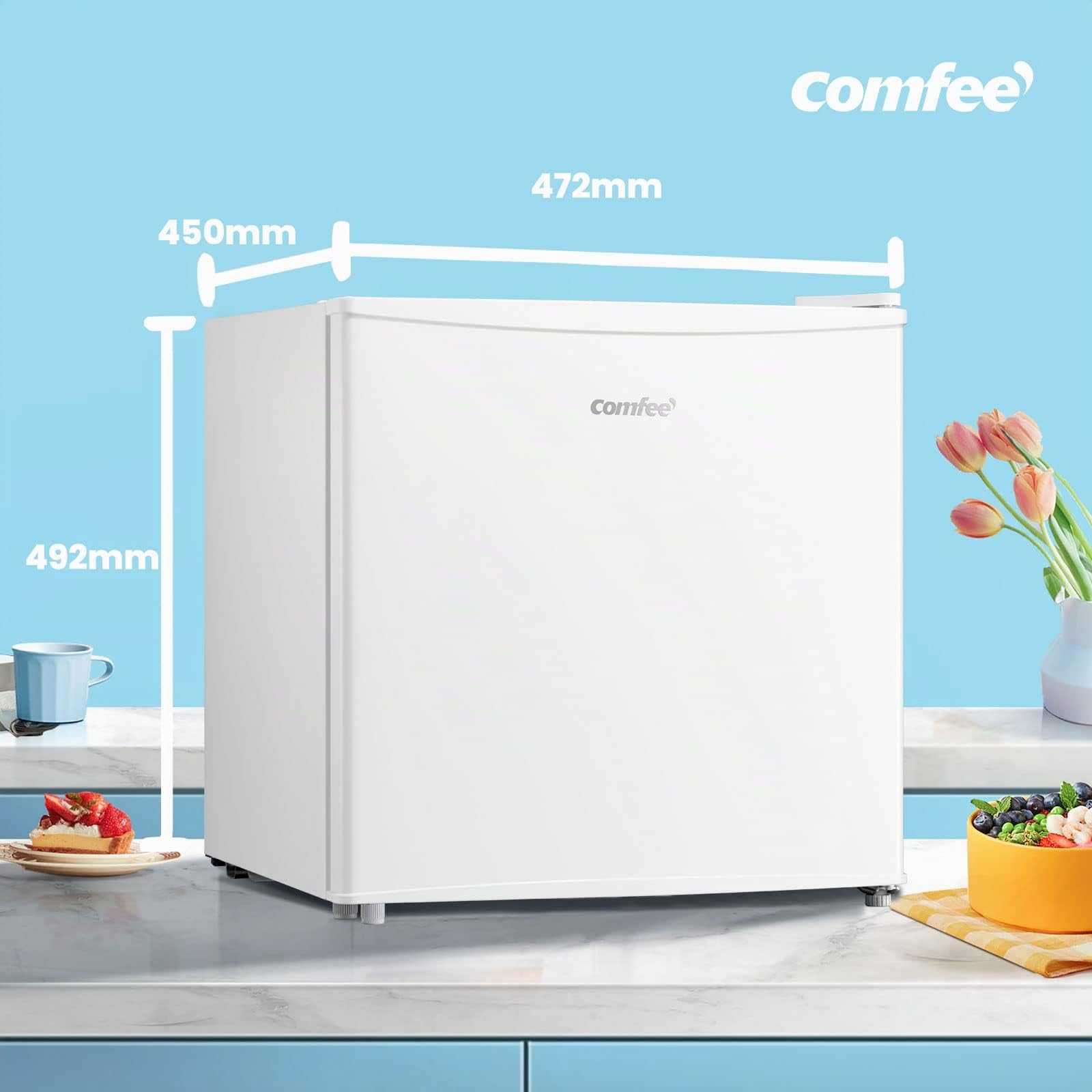 comfee-rcd50wh1-e-mini-k-hlschrank-43-l-mit-eisfach-wei image 2