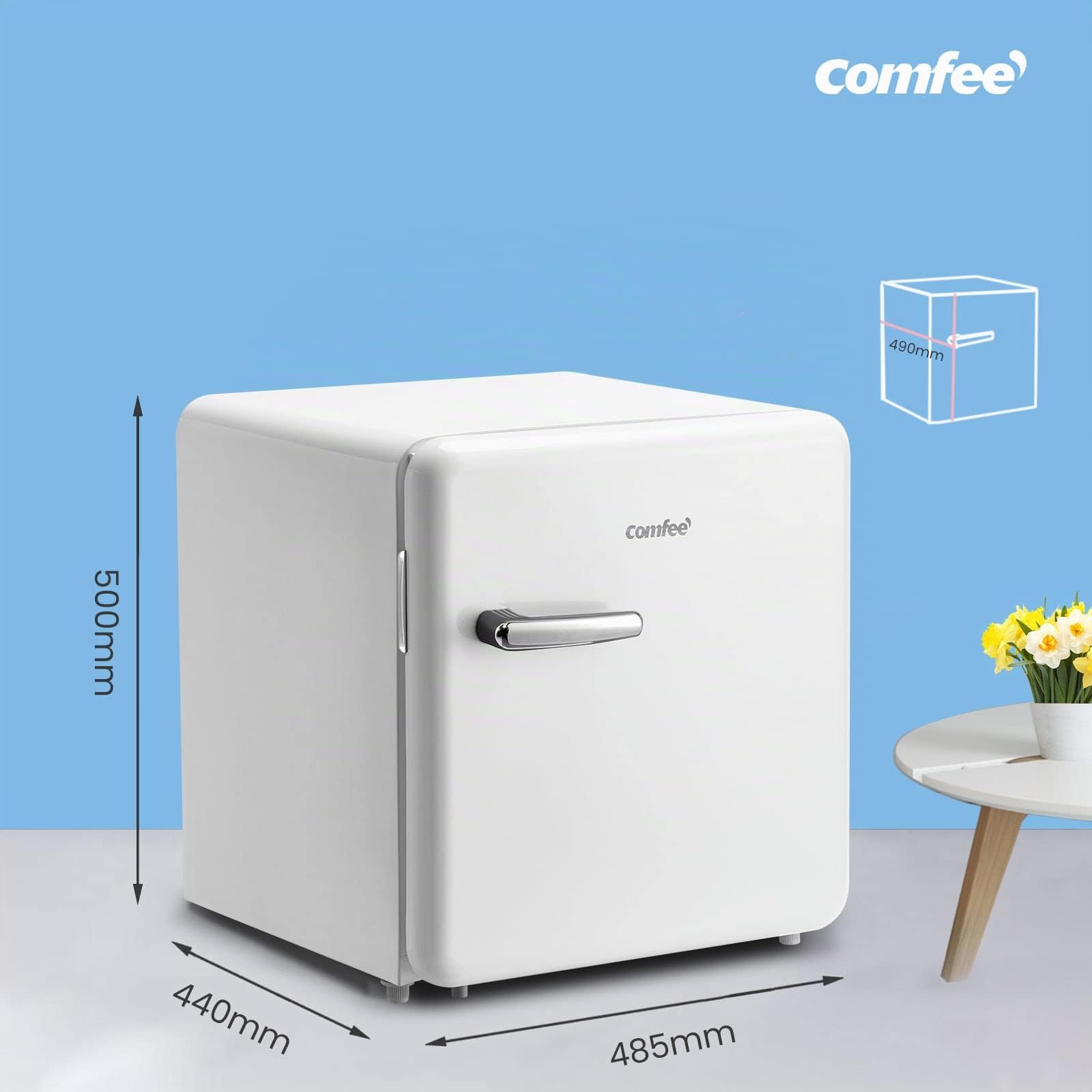 comfee-rcd50wh1rt-e-mini-k-hlschrank-retro-47l-wei image 2