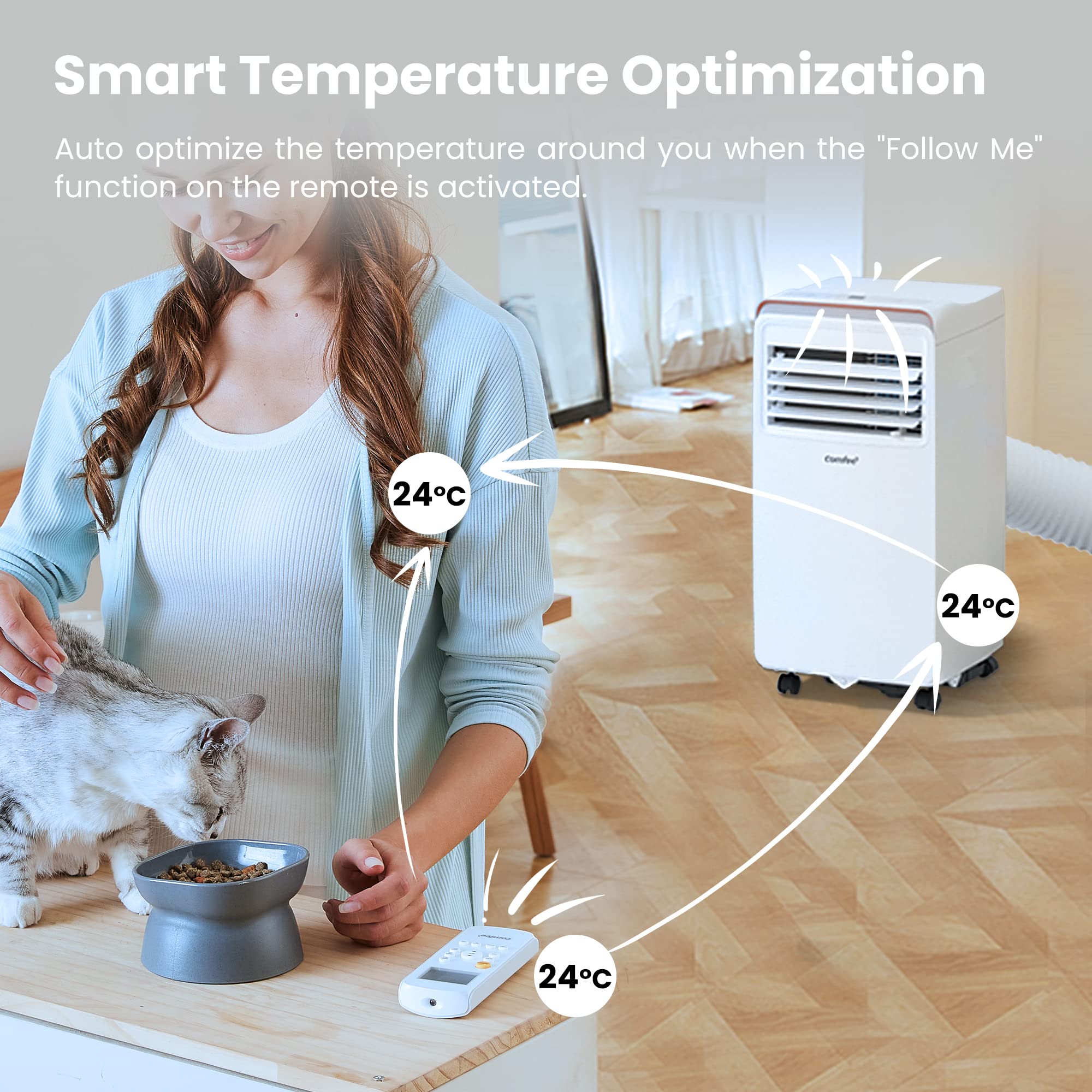 comfee-mobile-9000-pro-4-in-1-mobile-klimaanlage-9000-btu-2-6-kw image 6
