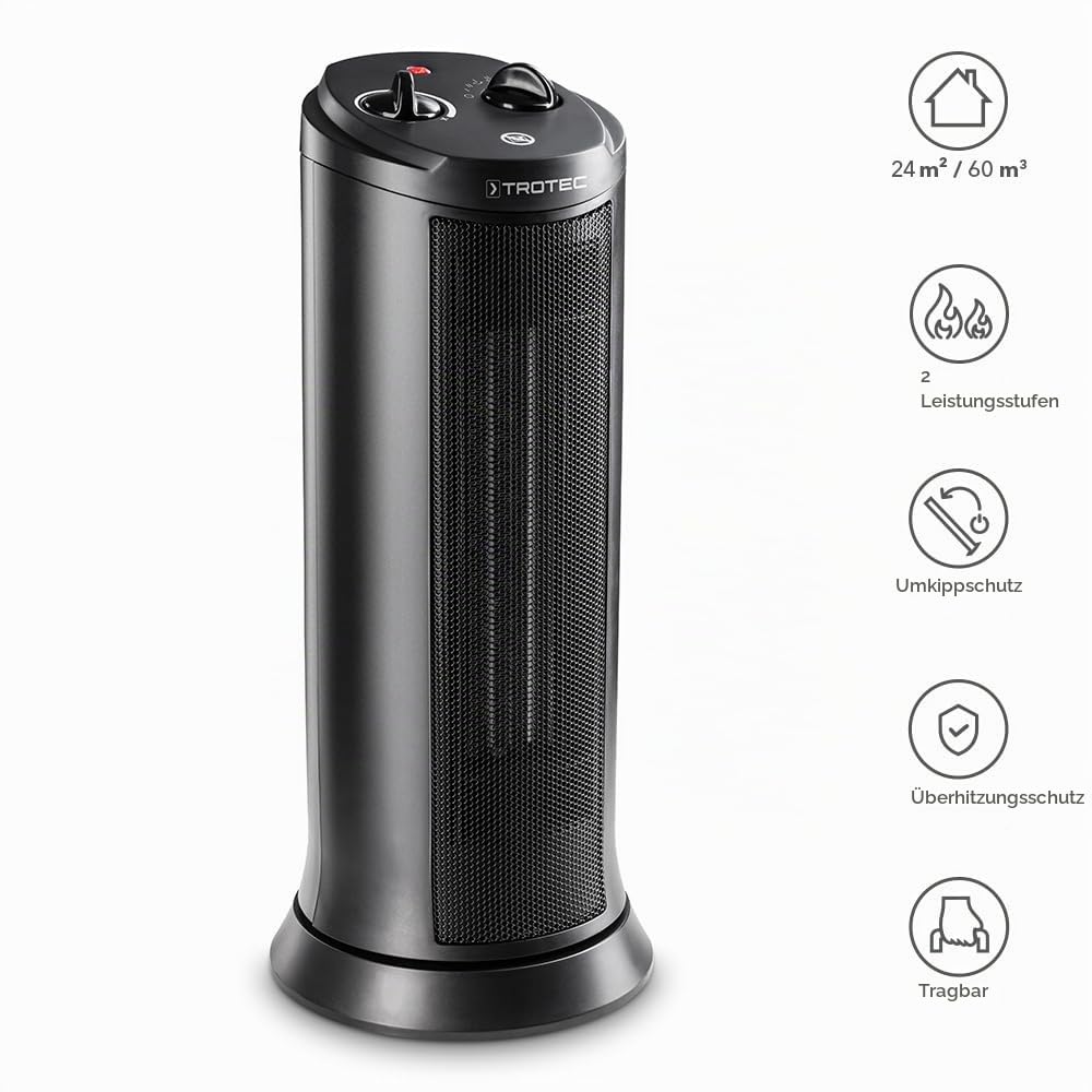 trotec-tfc-19-e-keramik-heizl-fter-turm-2000w-mit-thermostat-und-oszillation image 2