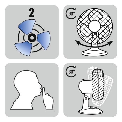 trotec-tve-8-tischventilator-25-w-2-stufen-90-oszillation image 8