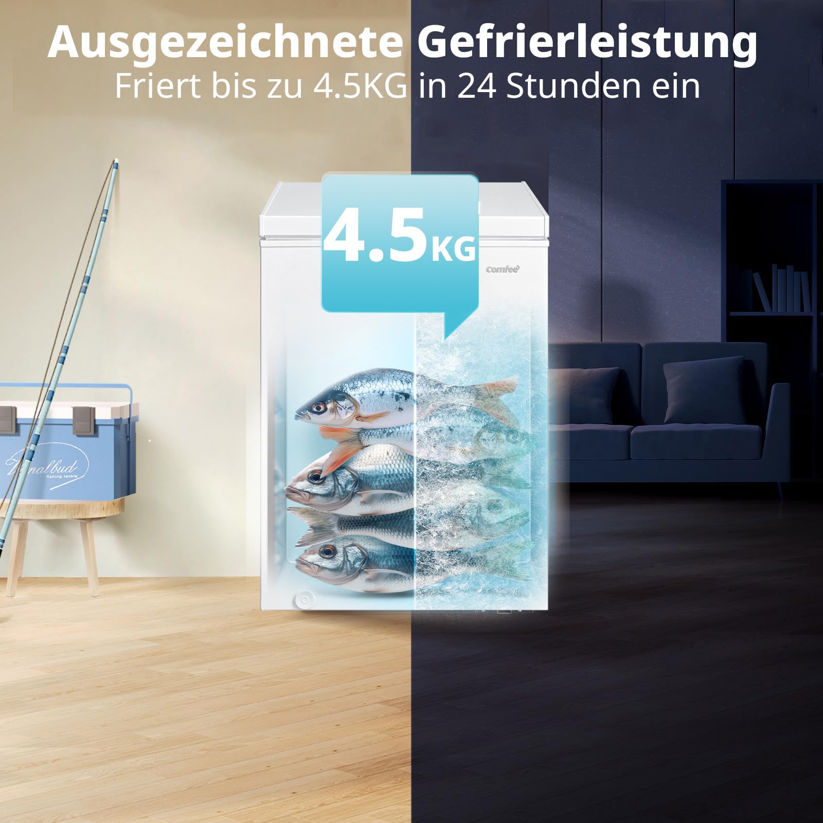 comfee-gefriertruhe-99l-freistehend-mit-inverter-kompressor-k-hlen-und-gefrieren image 3