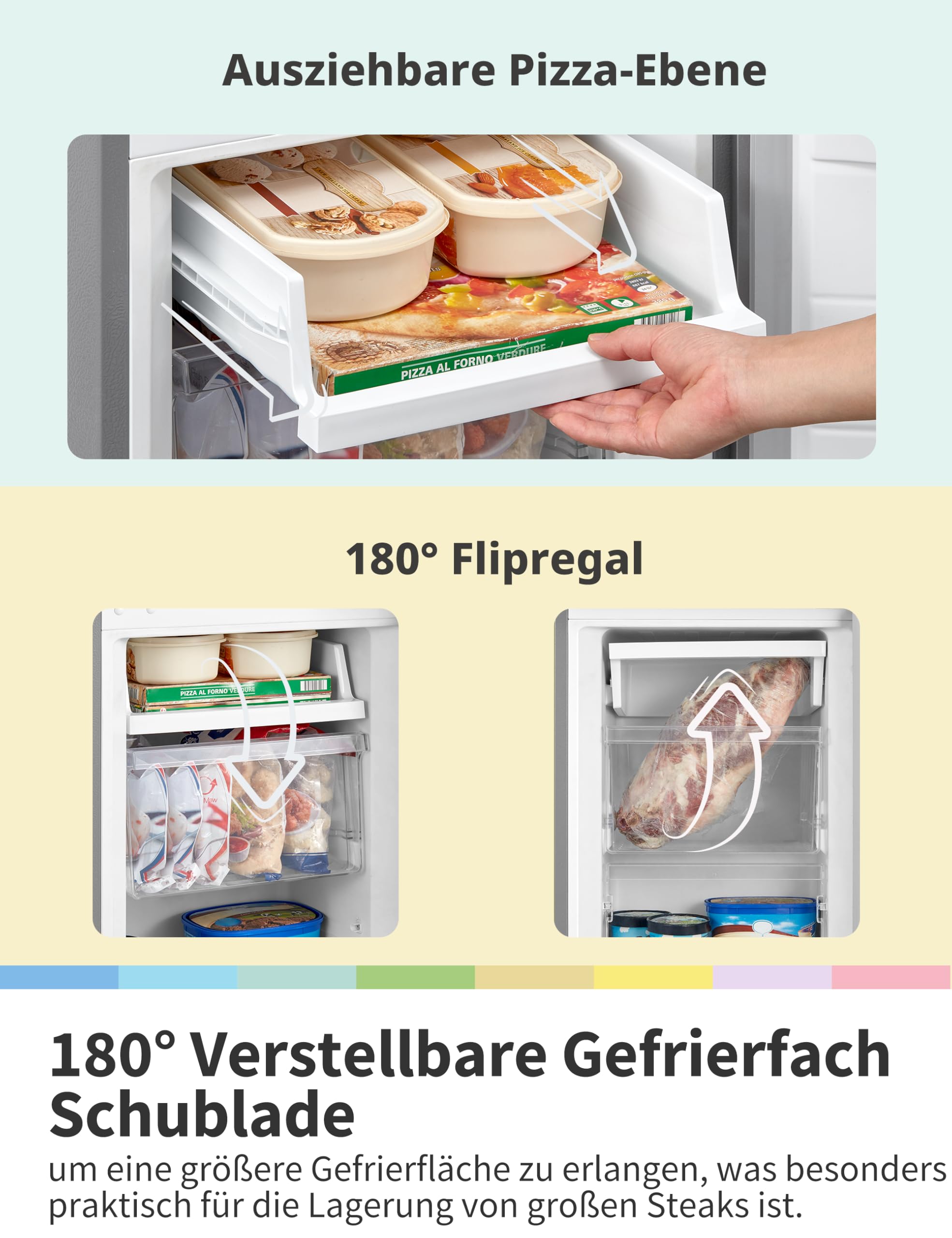 comfee-k-hl-gefrierkombination-174-l-150-cm-low-frost-38-db-klasse-e image 4