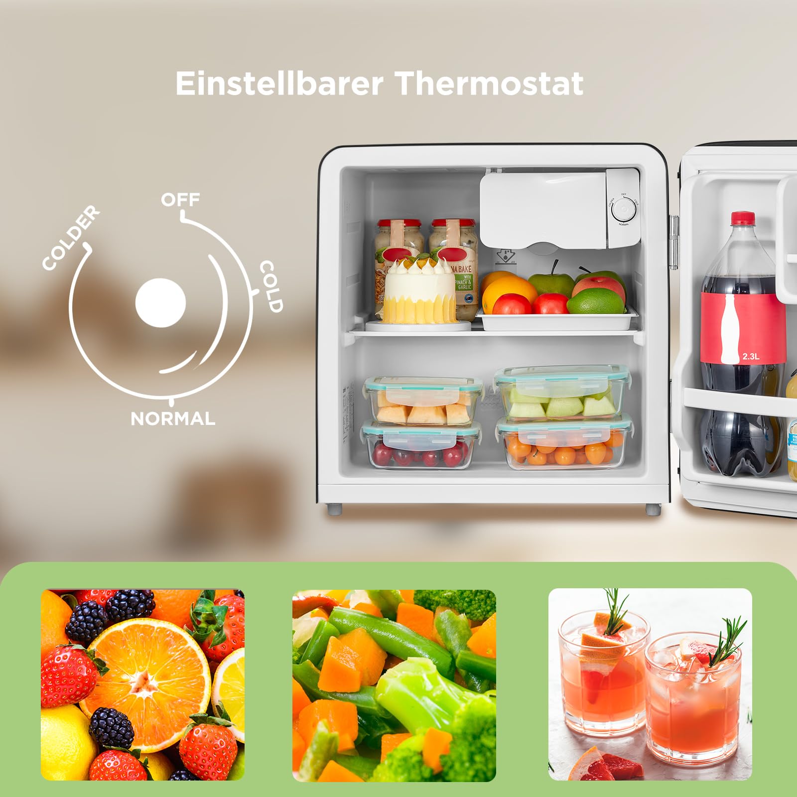 comfee-rcd50bl2eurte-mini-k-hlschrank-47-l-retro-schwarz-thermostat-41-db image 4