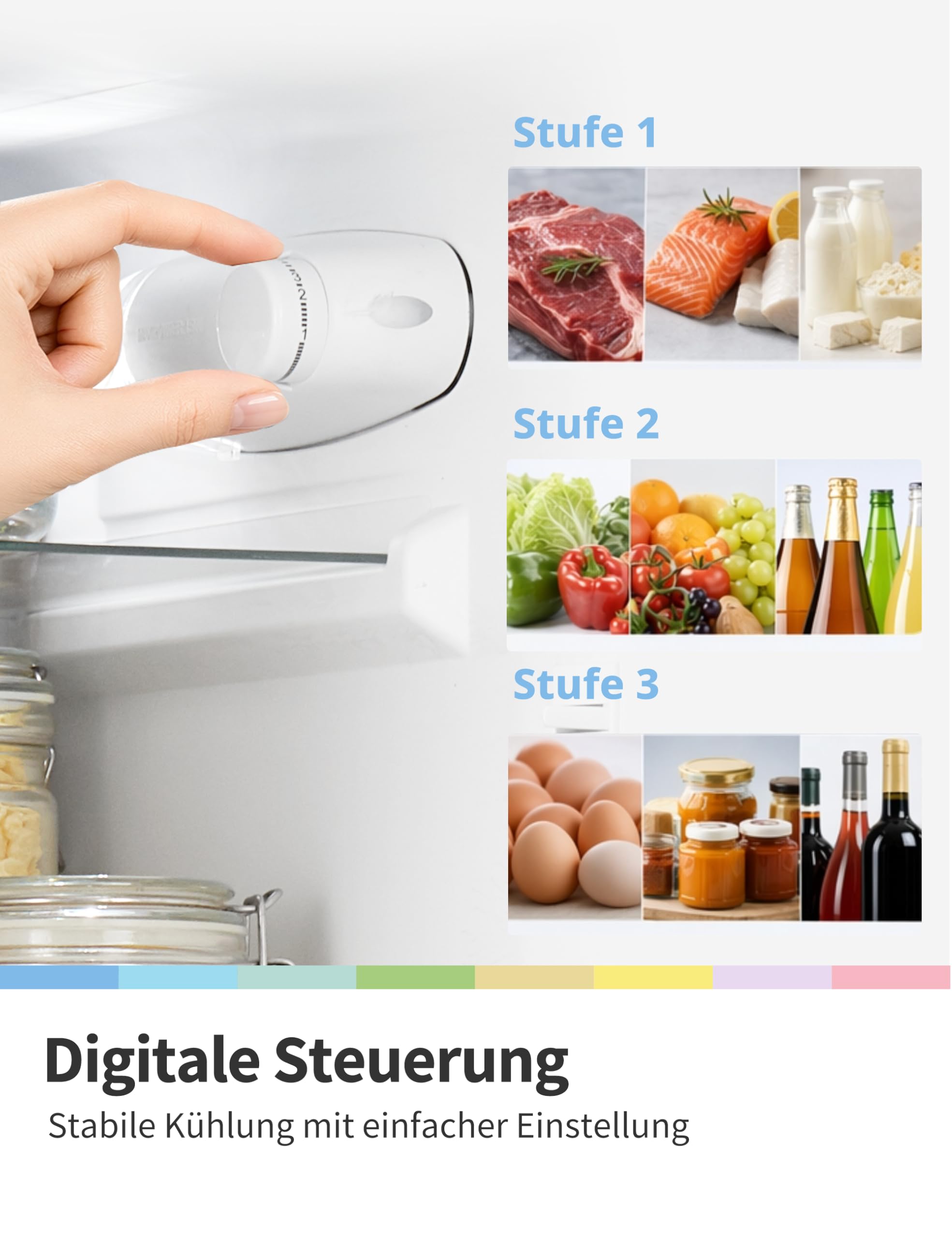 comfee-k-hl-gefrierkombination-174-l-150-cm-low-frost-38-db-klasse-e image 6