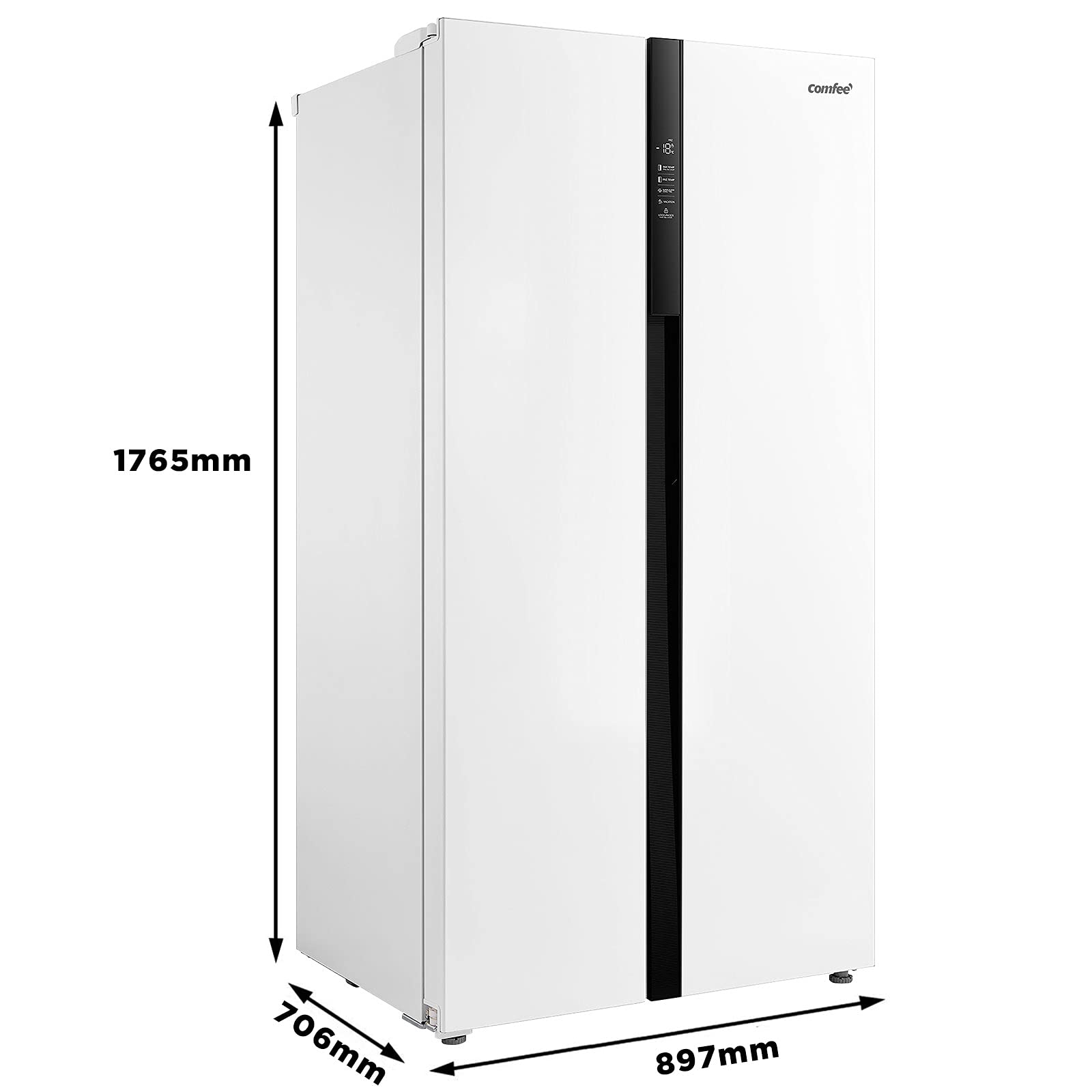 comfee-rcs700wh1-side-by-side-k-hl-gefrierkombination-532-l-wei image 2
