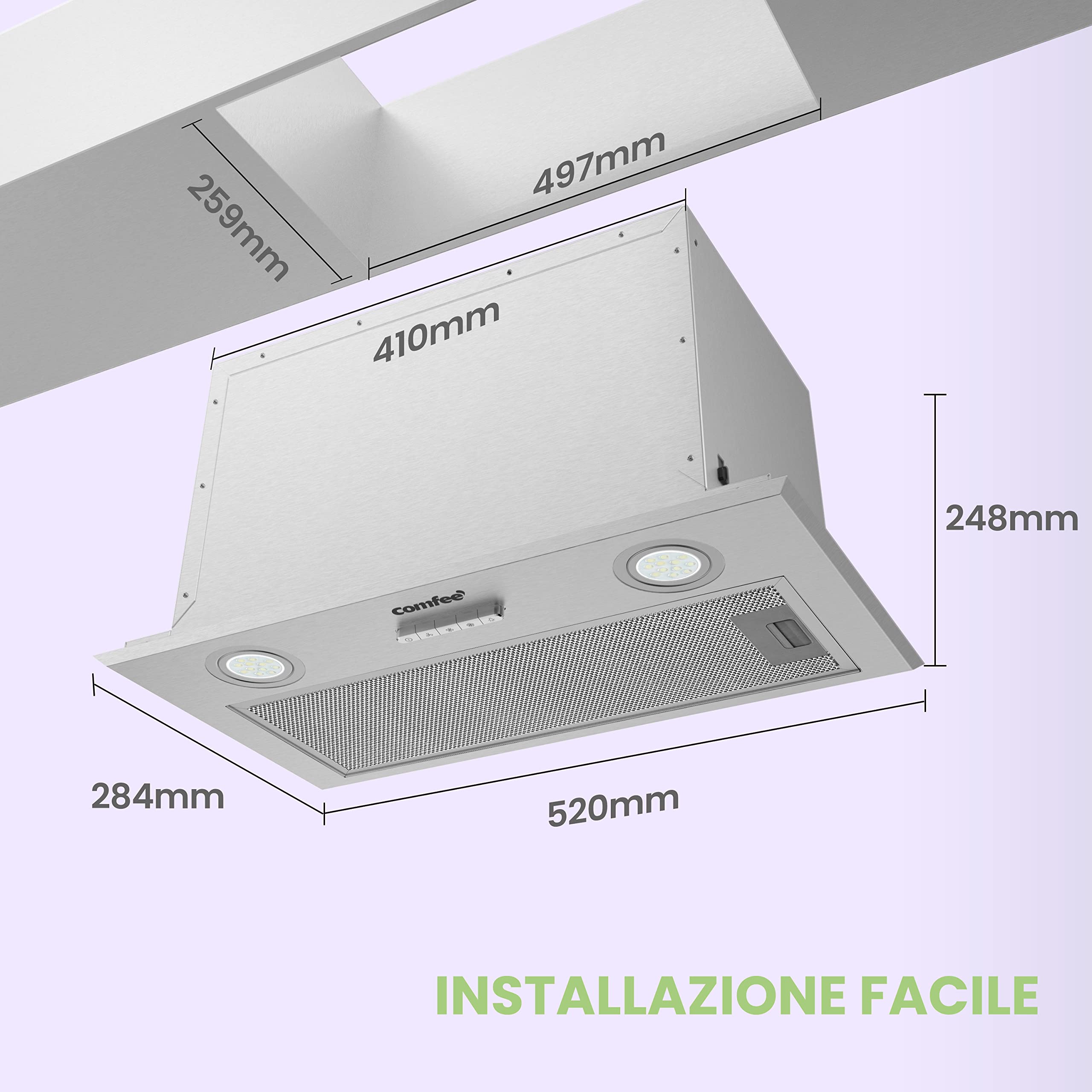 comfee-biht01ss-52-dunstabzugshaube-52-cm-unterschrank-einbau image 4