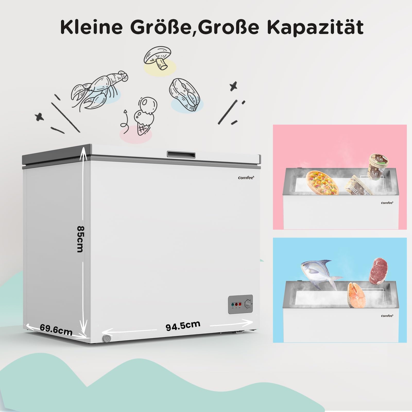 comfee-rcc-series-200l-gefriertruhe-freistehend-energieklasse-a image 6