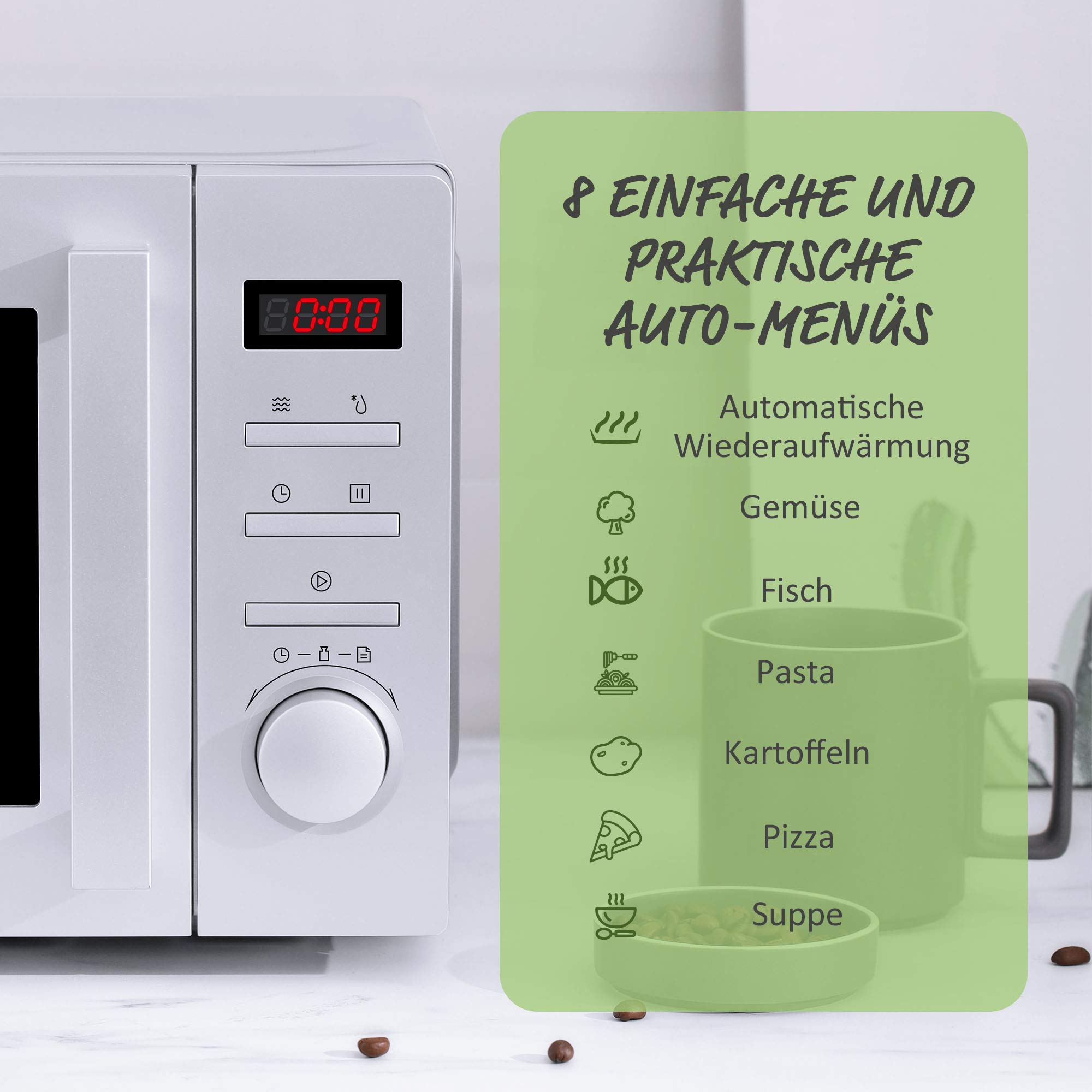 comfee-cmsn-20di-si-solo-mikrowelle-20l-700w-silber image 7
