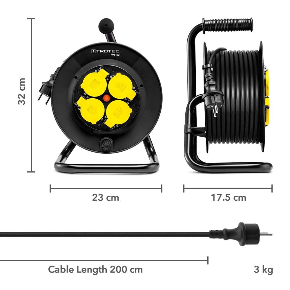 trotec-pvd1eu-kabeltrommel-outdoor-20-m-ip44-4-steckdosen image 2