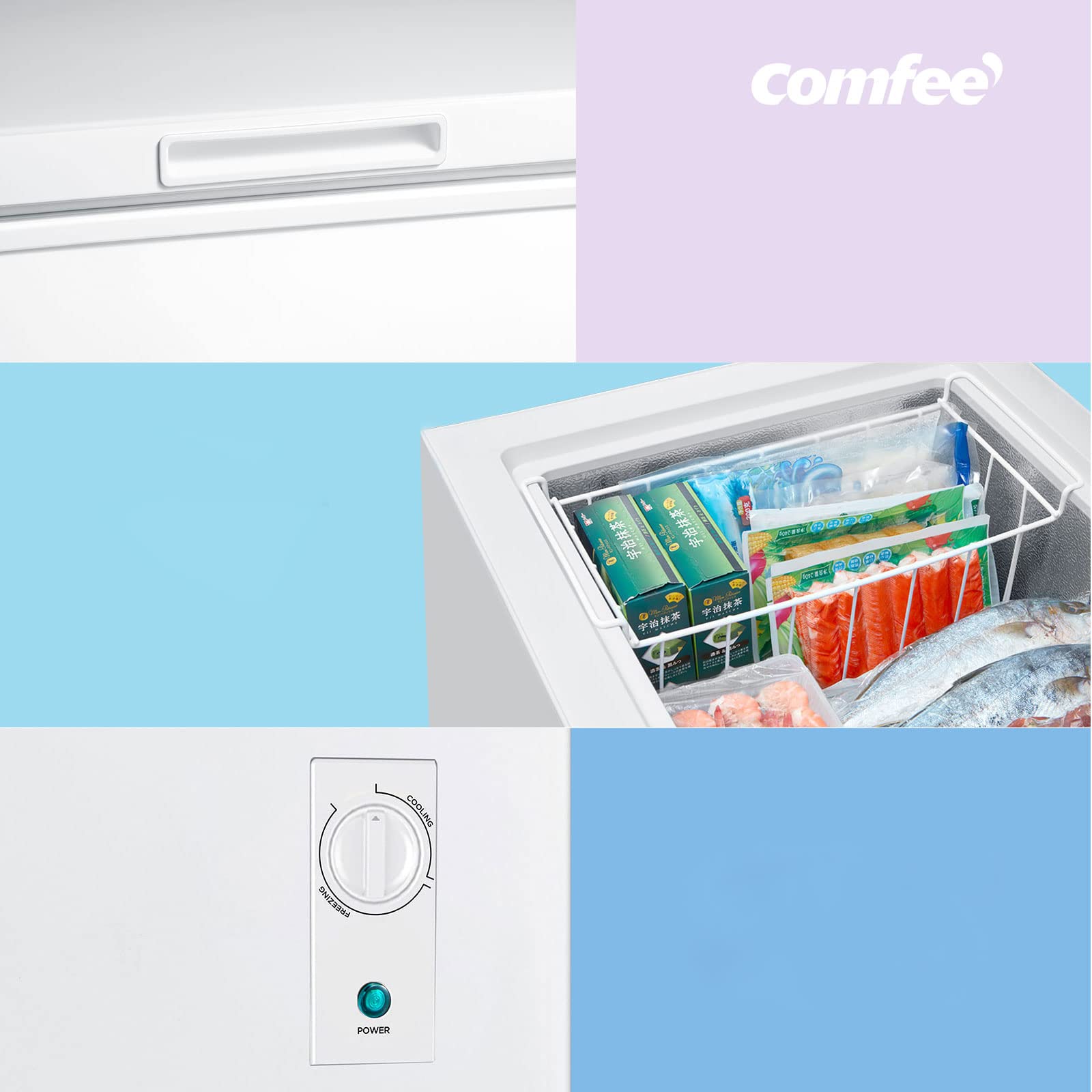 comfee-rcc100wh1-e-gefriertruhe-99l-wei image 5