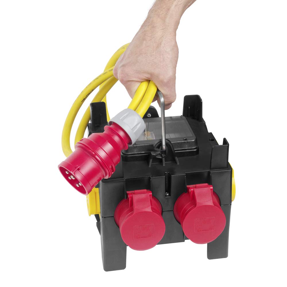 trotec-pv16-mobiler-stromverteiler-ip44-2x-cee-4x-schuko-mit-fi image 6