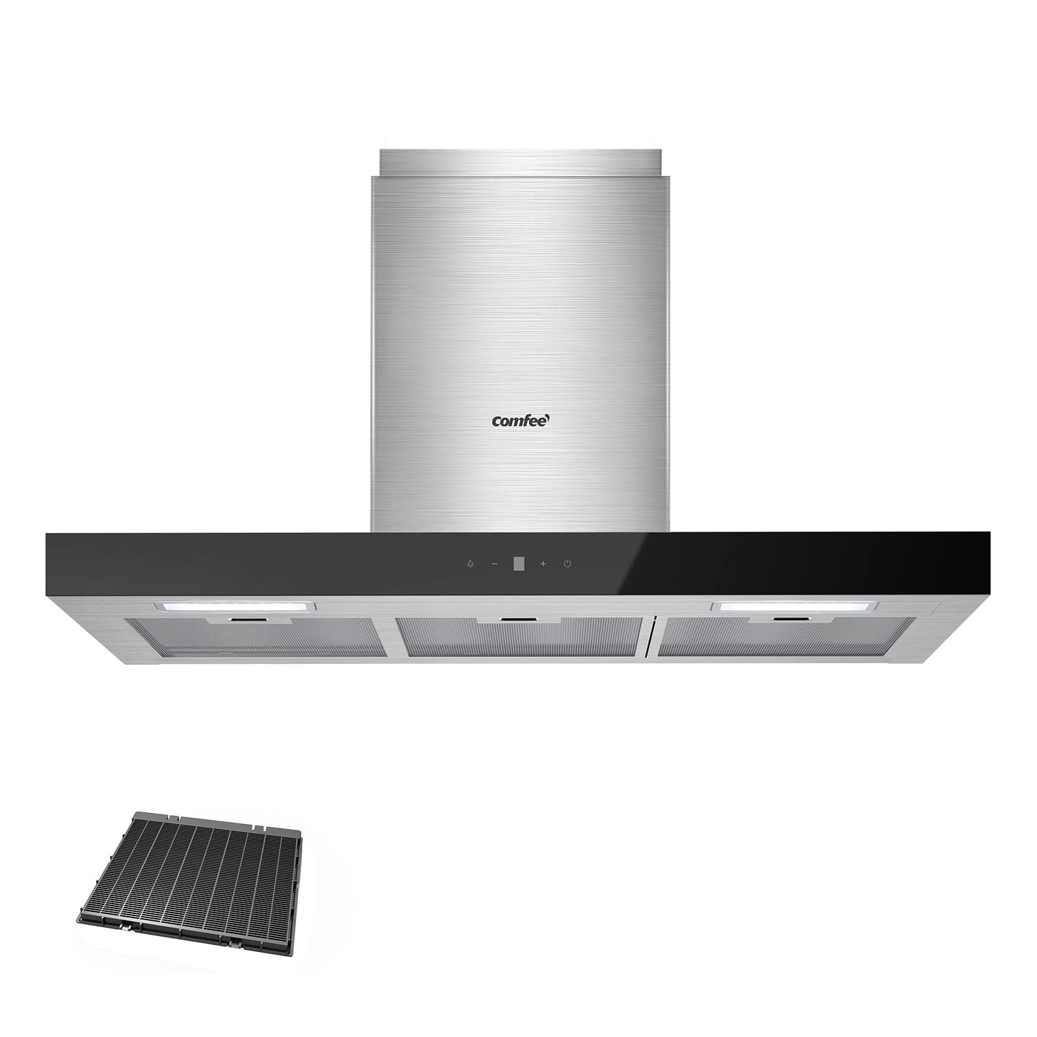 comfee-chw-7-9m77a3-dunstabzugshaube-90-cm-650-m-h-mit-gestensteuerung-a image 1