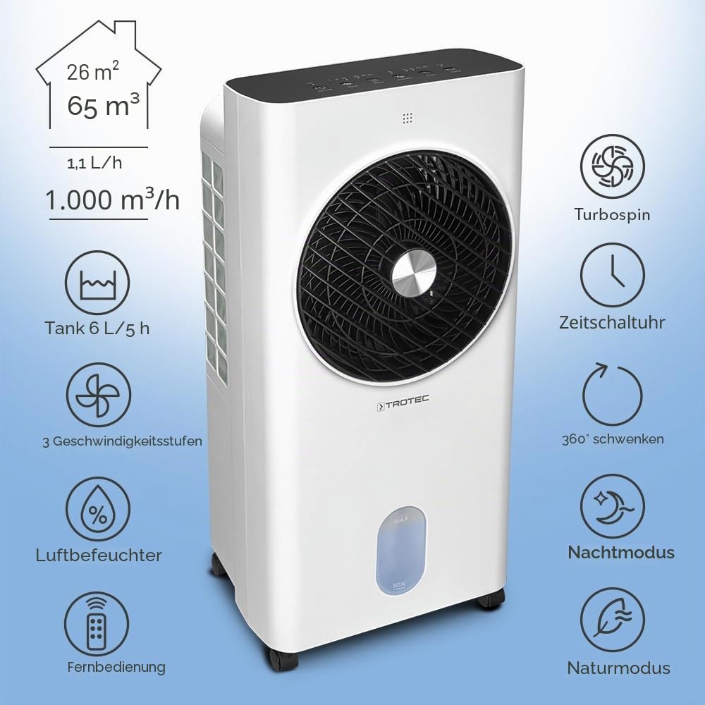 trotec-pae-31-aircooler-3-in-1-luftk-hler-6-l-f-r-bis-26-m image 2