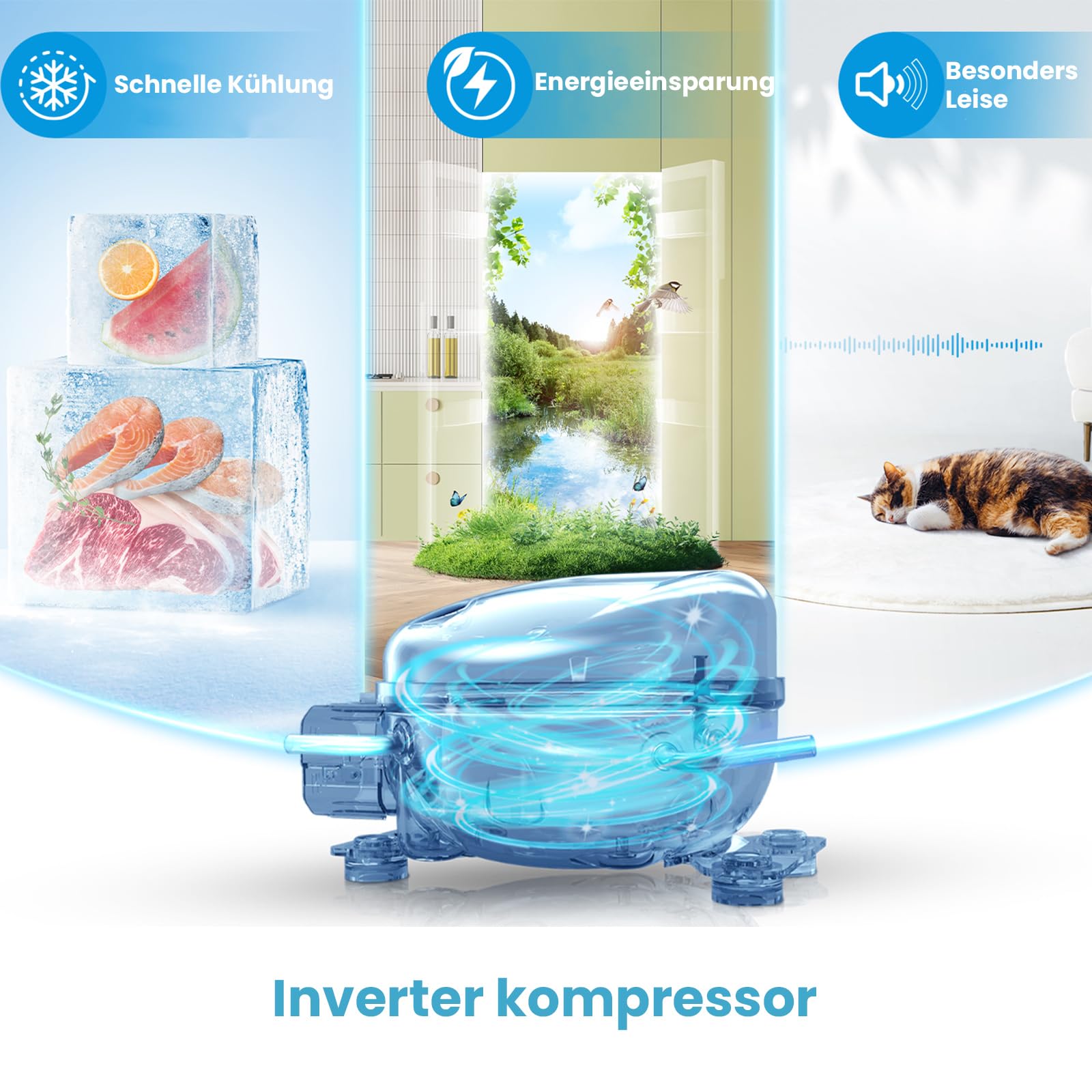 comfee-rcd-series-k-hlschrank-mit-gefrierfach-80l-eek-d-39db-inverter-kompressor image 4