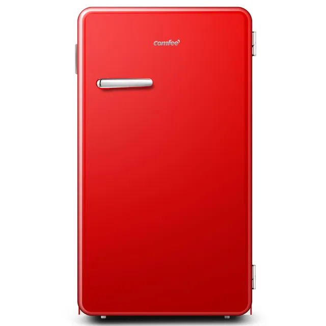 comfee-rcd93re2rt-e-mini-k-hlschrank-93-l-retro-rot image 1