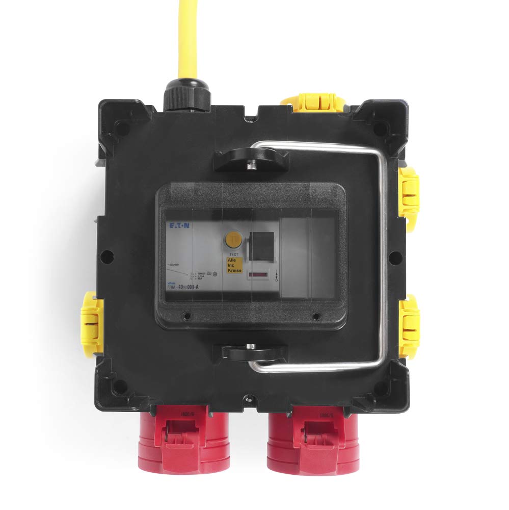 trotec-pv16-mobiler-stromverteiler-ip44-2x-cee-4x-schuko-mit-fi image 4