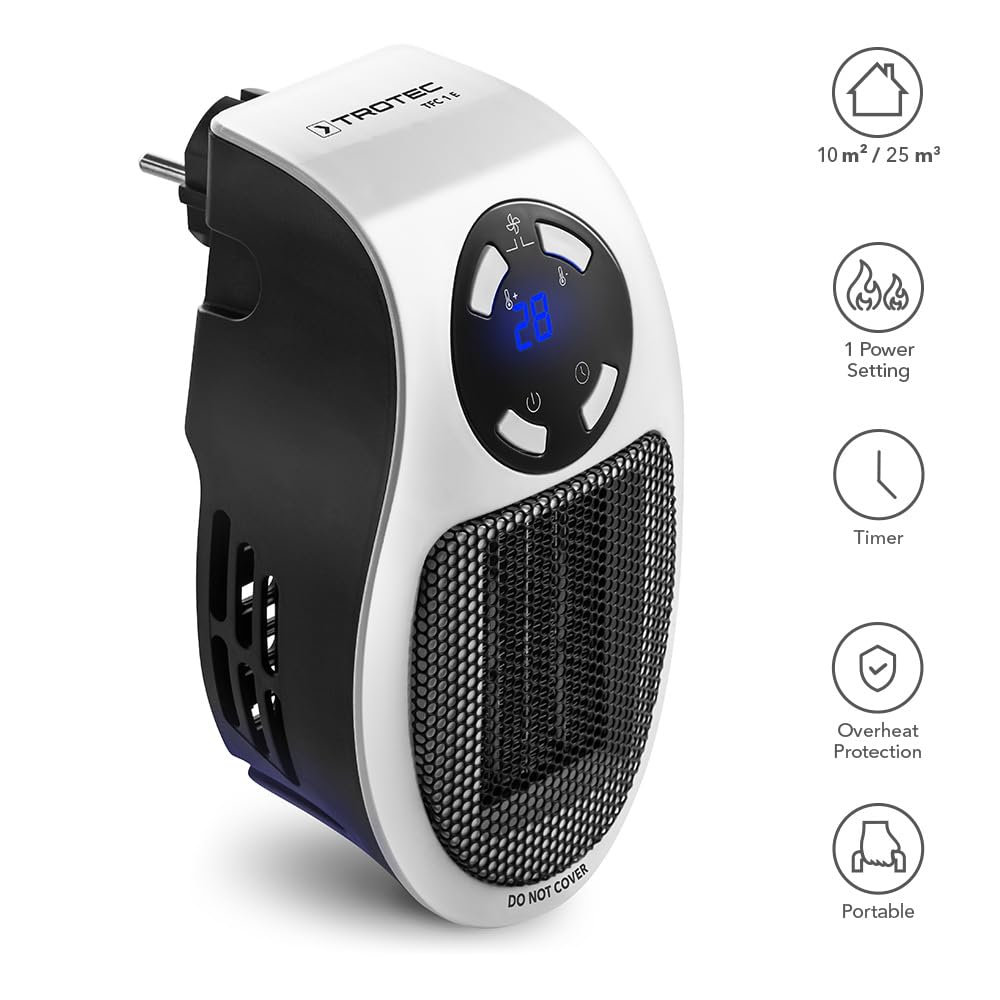 trotec-tfc-1-e-mini-keramik-heizl-fter-500w-schwarz-wei image 1