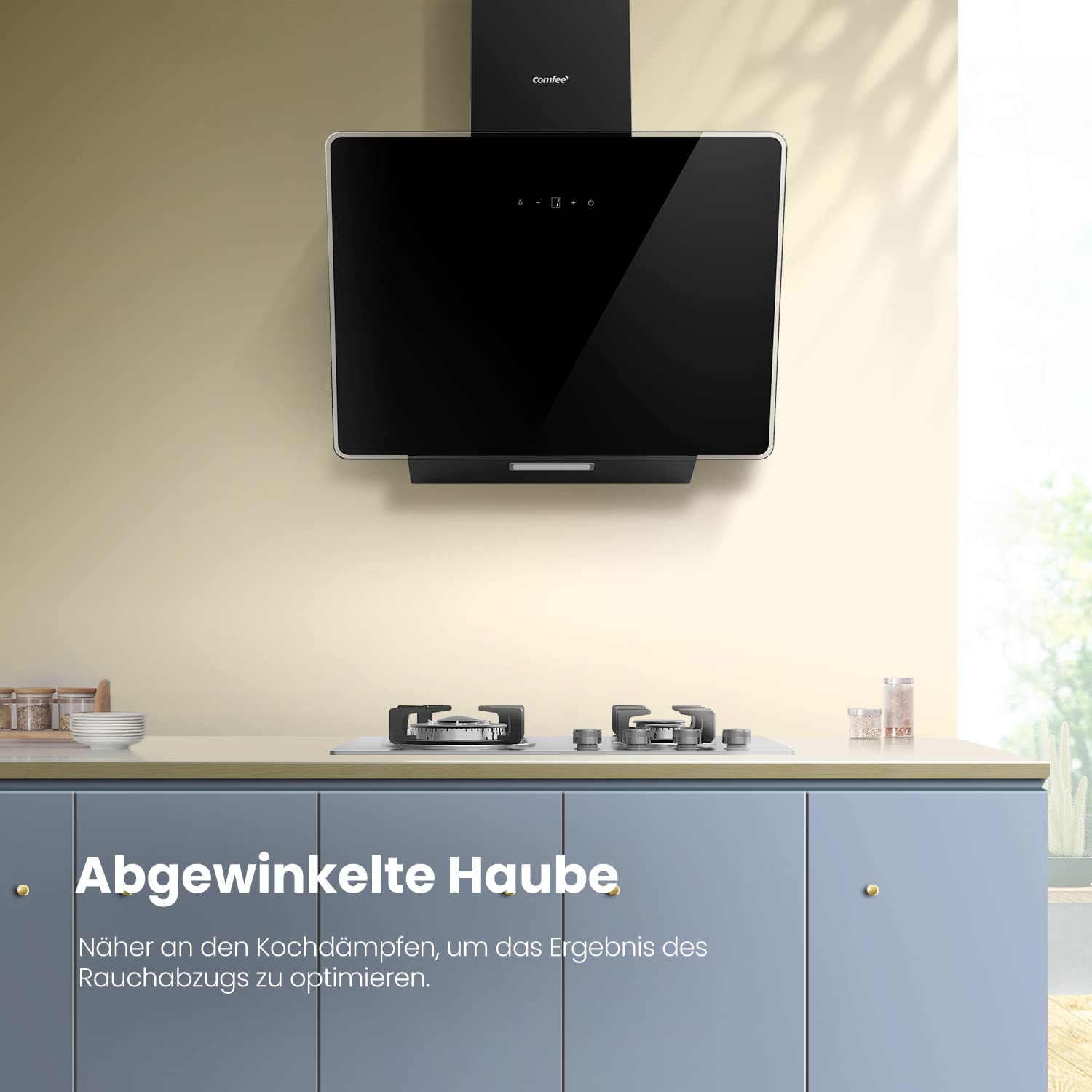 comfee-chk-3-6j64c-dunstabzugshaube-60-cm-schwarz-glas-edelstahl image 7