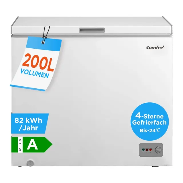 comfee-rcc-series-200l-gefriertruhe-freistehend-energieklasse-a image 1