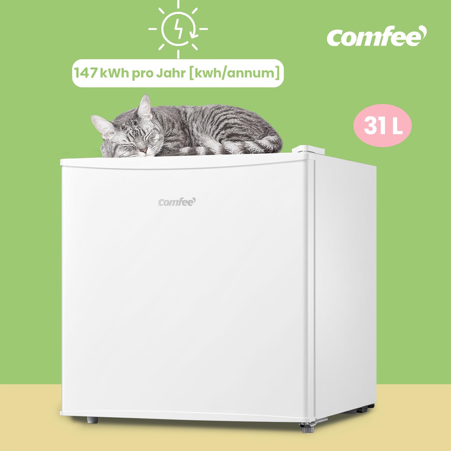 comfee-rcu40wh2-e-mini-gefrierschrank-31-l-wei-4-sterne-mit-t-ranschlag-wechselb image 7