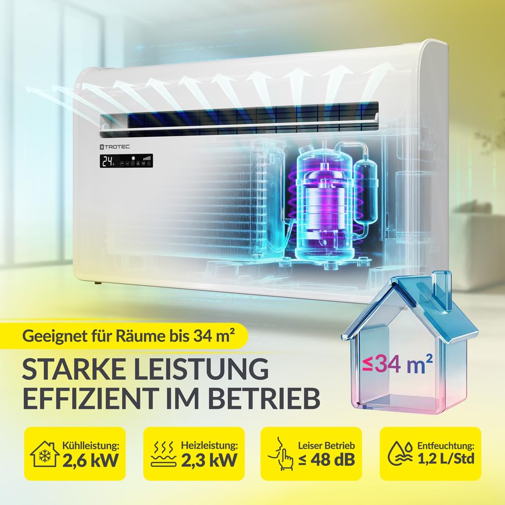 trotec-pac-w-2650-sh-wandklimaanlage-ohne-au-enger-t-2-6-kw-mit-inverter-und-wif image 4