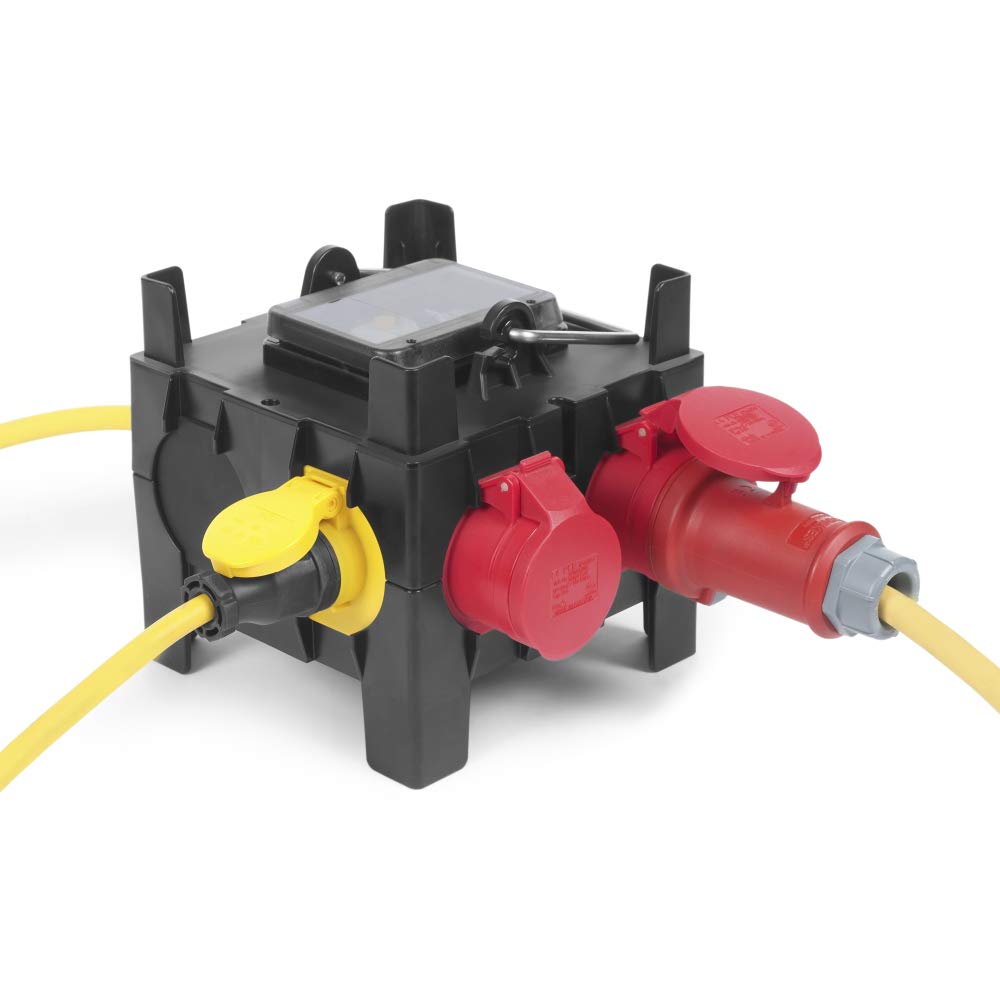 trotec-pv16-mobiler-stromverteiler-ip44-2x-cee-4x-schuko-mit-fi image 2